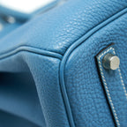Hermes Birkin 35 Togo Blue Jeans SHW