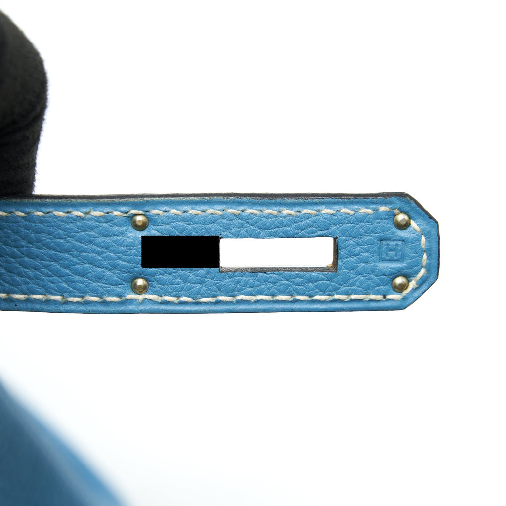 Hermes Birkin 35 Togo Blue Jeans SHW