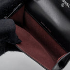 CHANEL CLASSIC FLAP CARD HOLDER LAMBSKIN BLACK SHW