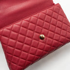 CHANEL MEDIUM COCO HANDLE CAVIAR RED GHW
