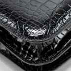 HERMES MINI CONSTANCE SHINY ALLIGATOR MISSISSIPPIENS BLACK GHW