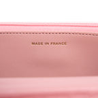 CHANEL 22C CLASSIC WALLET ON CHAIN CAVIAR PINK LGHW (MICROCHIP)