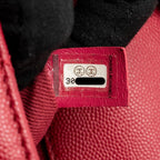 CHANEL MEDIUM COCO HANDLE CAVIAR RED GHW
