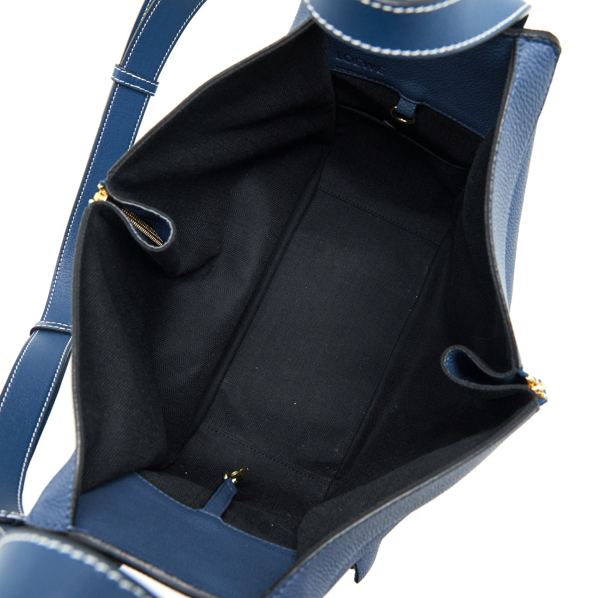 LOEWE HAMMOCK BAG NAVY GHW