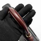 Hermes Kelly 25 Special Order Epsom Black/ Rouge H LGHW