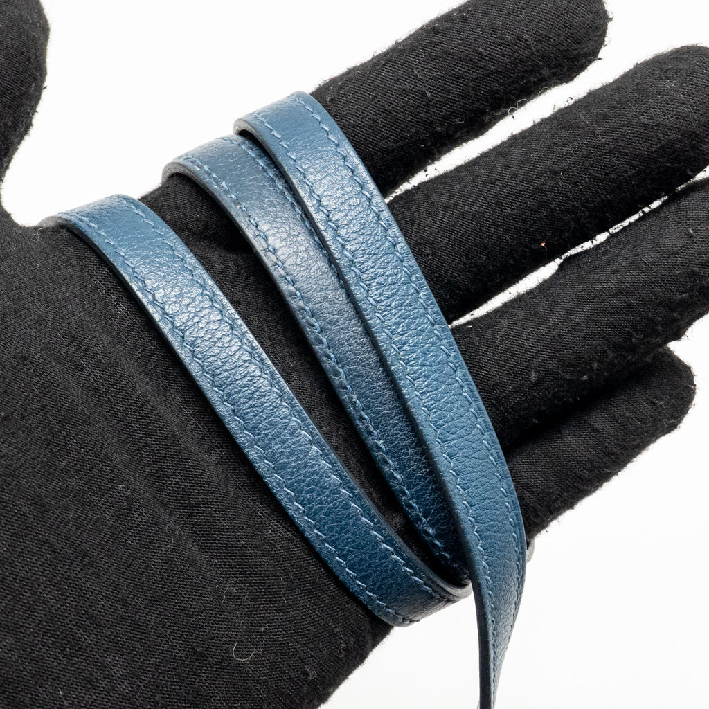 Hermes Mini Roulis Evercolor Deep Blue / Vert Bosphore SHW