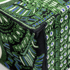 Dior Large Book Tote Elephant Embroidery Green