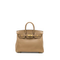 Hermes Birkin 25 Jonathan Leather Beige De Weimar GHW
