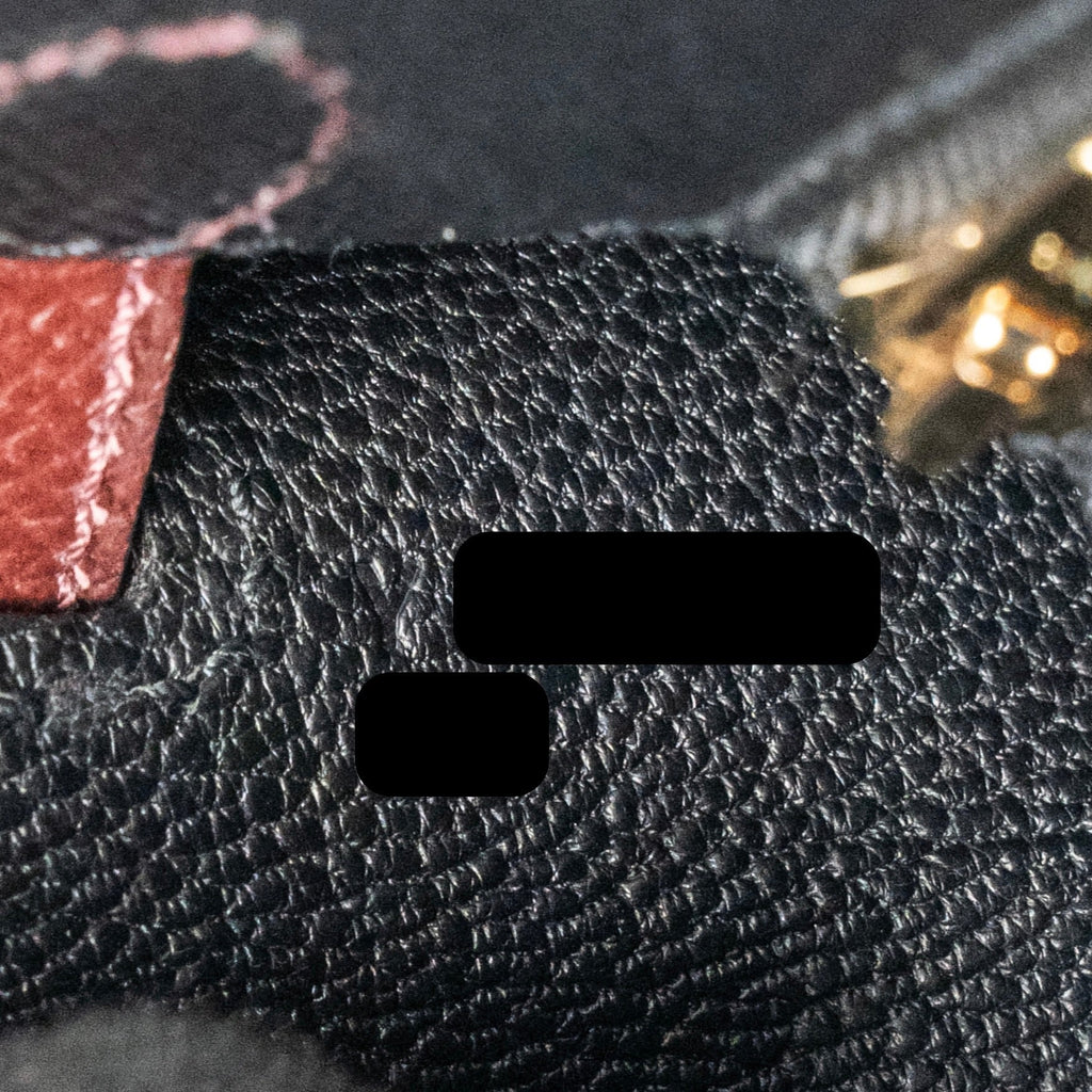 Hermes Kelly 25 Special Order Epsom Black/ Rouge H LGHW