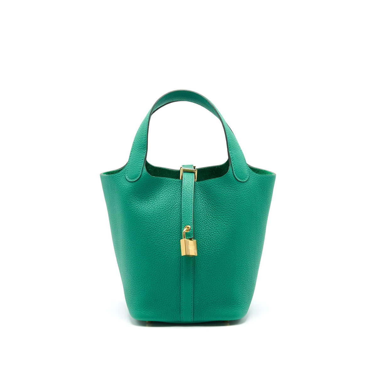 Hermes picotin 18 Lock Bag Vert Jade GHW Taurillon Maurice Leather