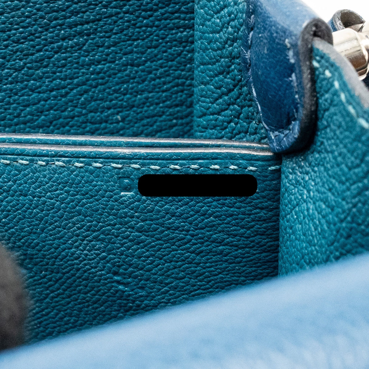 Hermes Mini Roulis Evercolor Deep Blue / Vert Bosphore SHW