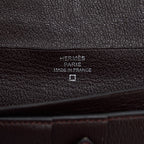 Hermes Alligator Bearn wallet Dark Red SHW