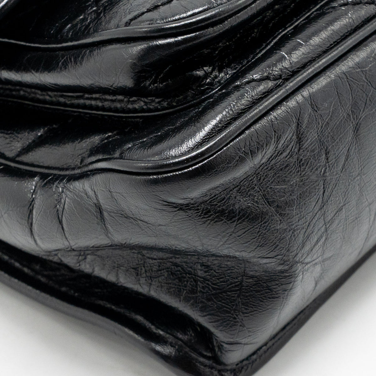 Saint Laurent/YSL Medium Niki Aged Calfskin Black SHW