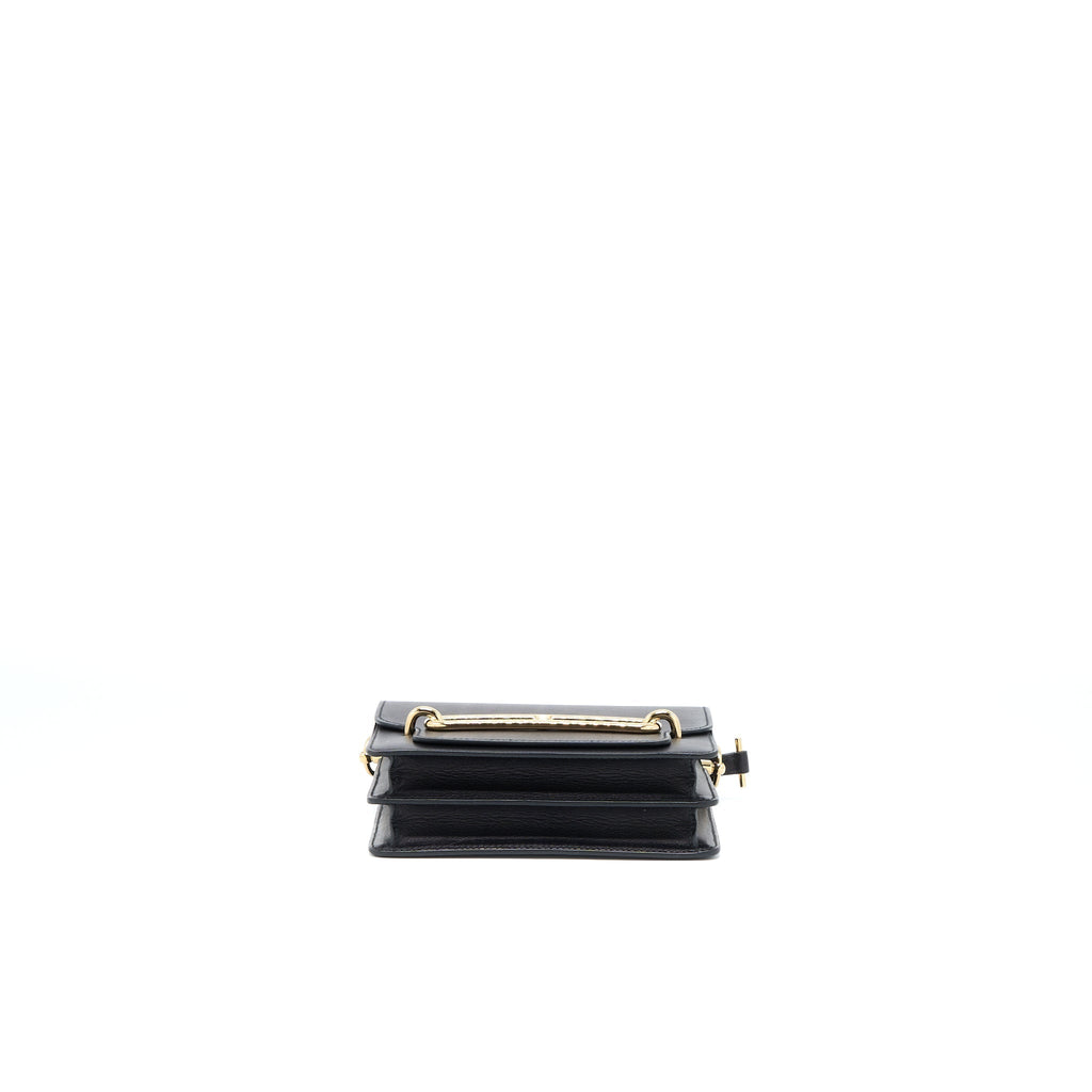 HERMES MINI ROULIS EVERGRAIN BLACK GHW