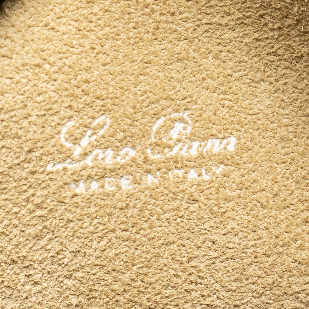 Loro Piana Micro Bale Tote Bag Grained Calfskin Beige SHW