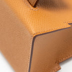HERMES KELLYDOLE / KELLY DOLE PICTO EPSOM GOLD / ZANZIBAR /  ORANGE FIELD / MILTON SHW