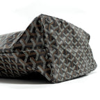 GOYARD SAINT LOUIS PM TOTE BAG GOYARDLINE CANVAS BLACK SHW