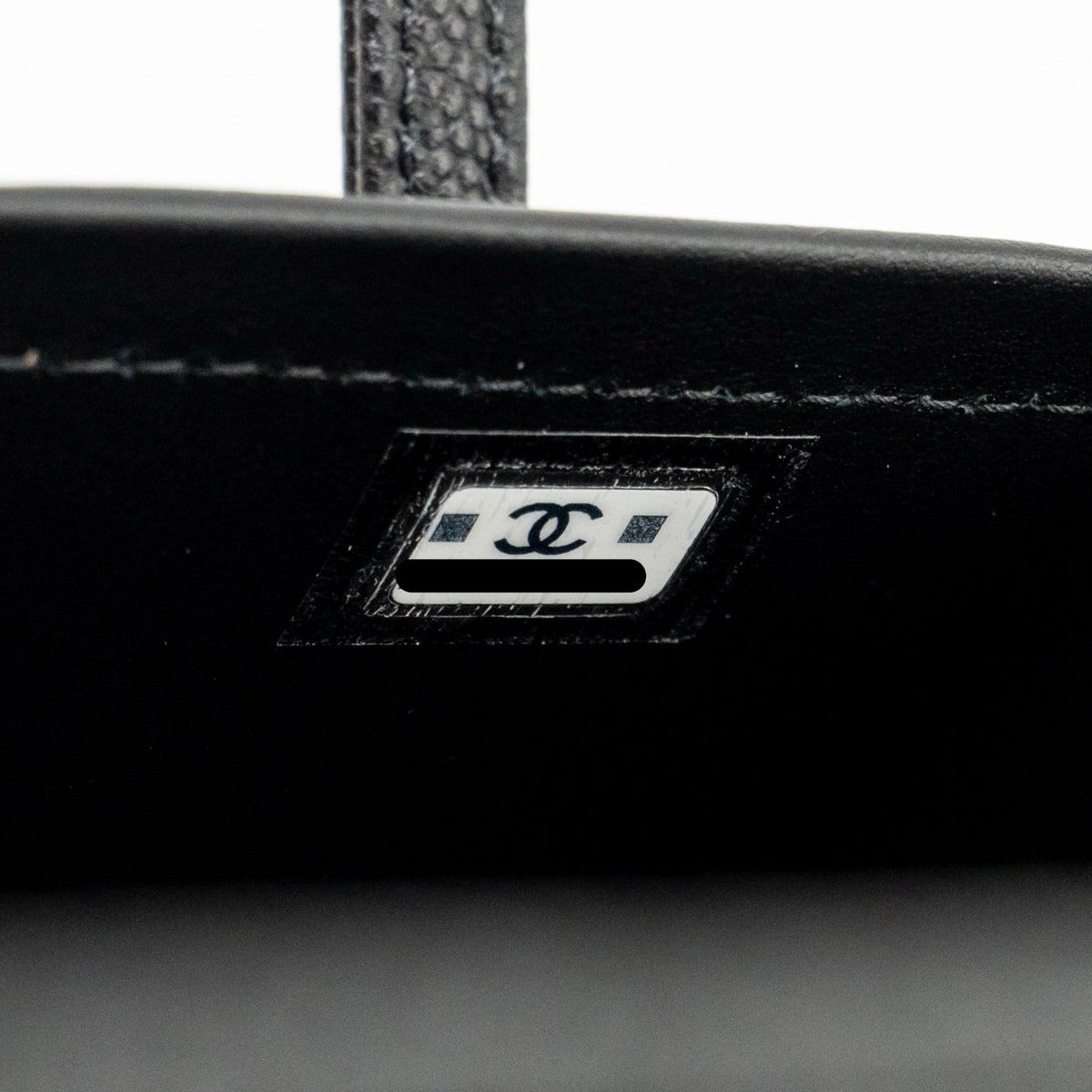 CHANEL 26P PREPPY COCO MINI VANITY SHOULDER BAG CAVIAR BLACK GHW (MICROCHIP)