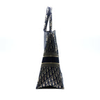 DIOR LARGE BOOK TOTE BLUE OBLIQUE JACQUARD