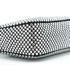 PRADA RE-EDITION 2000 CRYSTAL HOBO BAG NYLON/LEATHER BLACK SHW
