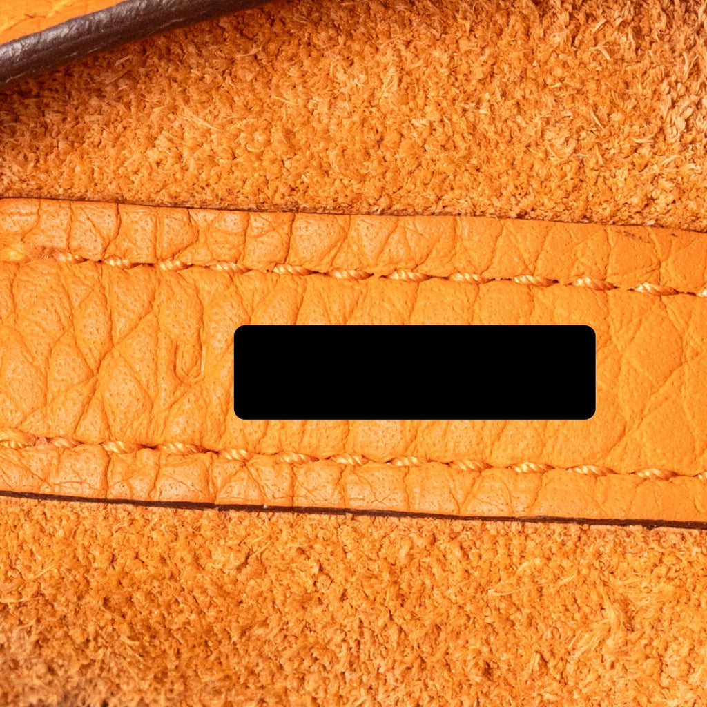 Hermes picotin 22 lock bag clemence orange GHW
