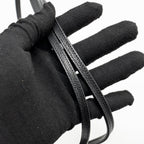 CHANEL 26P PREPPY COCO CLUTCH SHOULDER BAG CAVIAR BLACK GHW (MICROCHIP)
