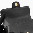 CHANEL 26P PREPPY COCO CLUTCH SHOULDER BAG CAVIAR BLACK GHW (MICROCHIP)