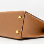Hermes Mini Kelly II Epsom Gold GHW