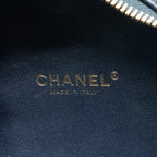 Chanel 19A Egypt Oval Camera Case Tweed Multicolour GHW