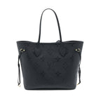 LOUIS VUITTON NEVERFULL MM MONOGRAM EMPREINTE BLACK GHW