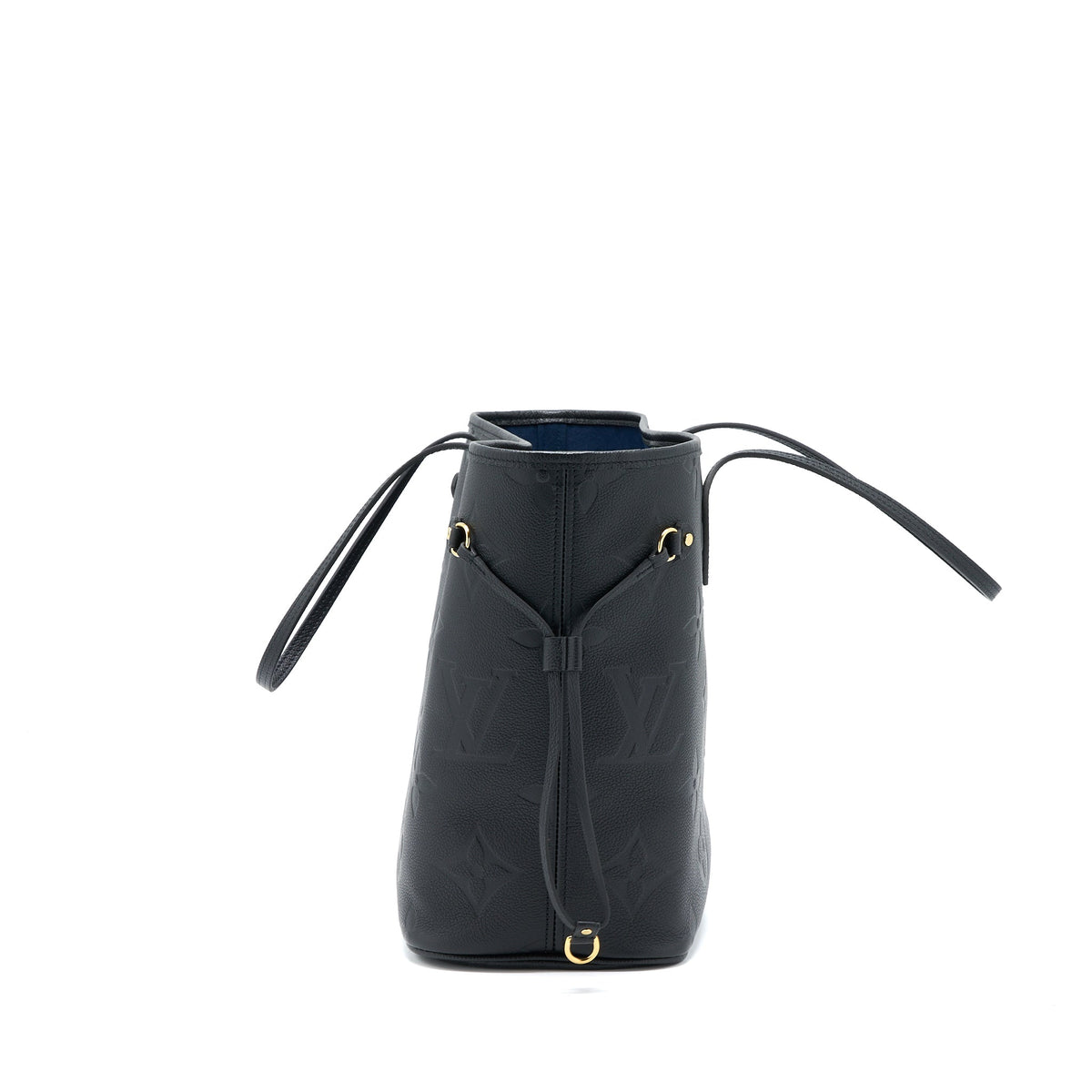 LOUIS VUITTON NEVERFULL MM MONOGRAM EMPREINTE BLACK GHW
