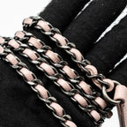 CHANEL SMALL COCO HANDLE CAVIAR LIGHT PINK RUTHENIUM HARDWARE