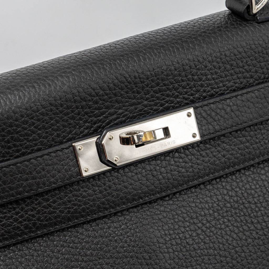 Hermes kelly 28 clemence plomb SHW
