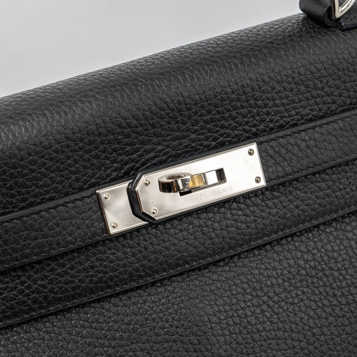Hermes kelly 28 clemence plomb SHW