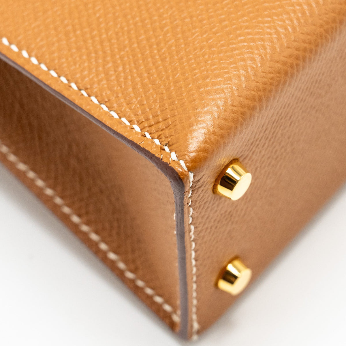 Hermes Mini Kelly II Epsom Gold GHW