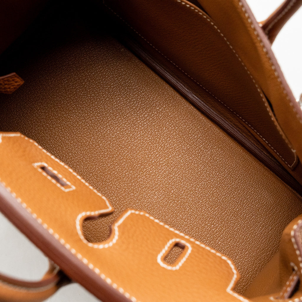 Hermes Birkin 25 togo Gold SHW