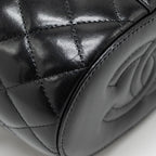 CHANEL PICNIC VANITY LAMBSKIN BLACK GHW (MICROCHIP)