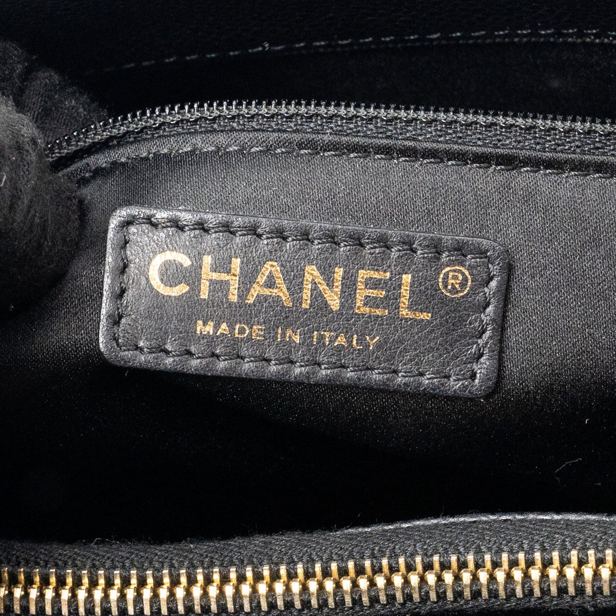 CHANEL GRAND SHOPPING TOTE BAG CAVIAR BLACK GHW