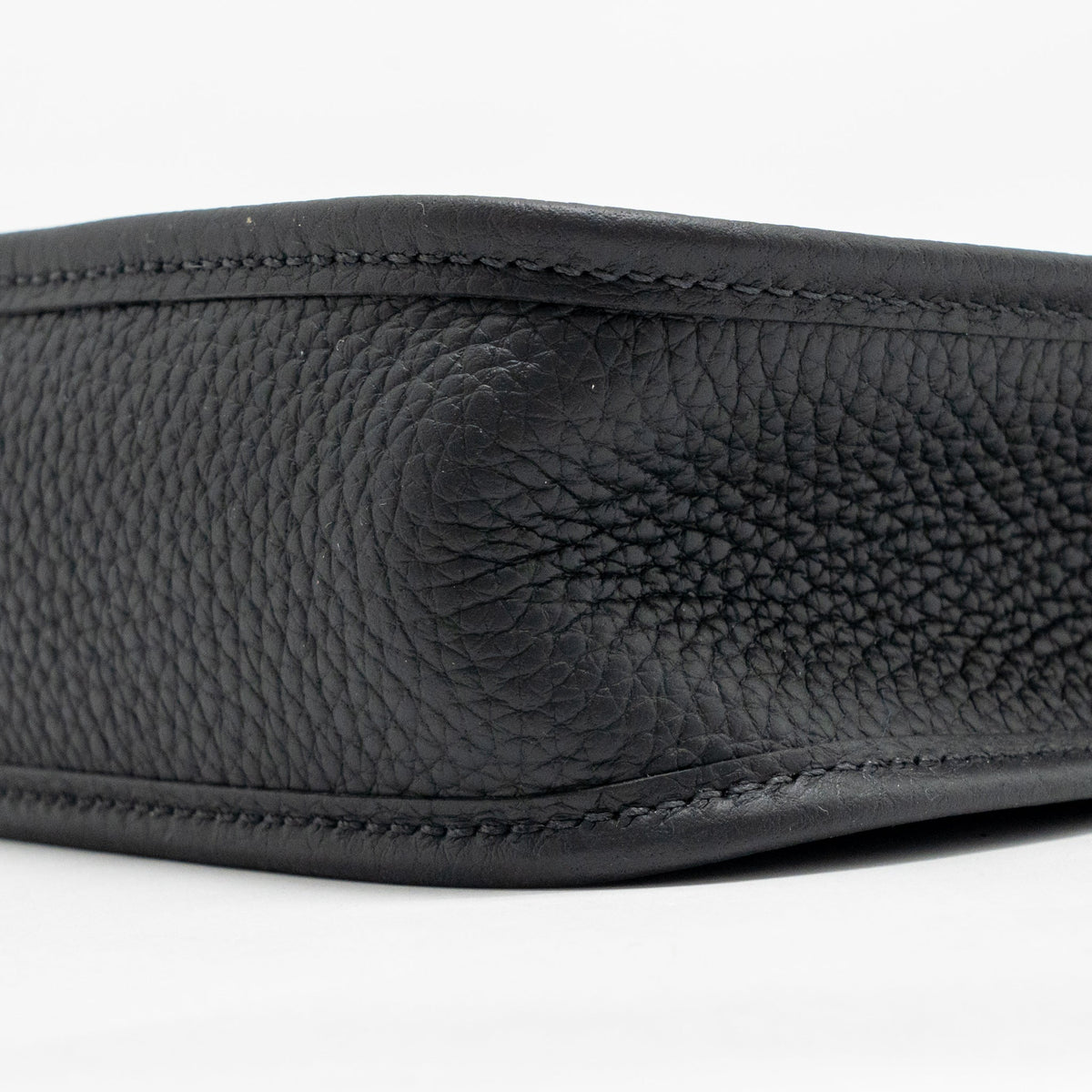 Hermes Mini Evelyne Clemence Black SHW