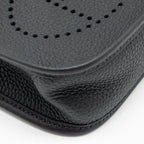 Hermes Mini Evelyne Clemence Black SHW