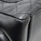 CHANEL GRAND SHOPPING TOTE BAG CAVIAR BLACK GHW
