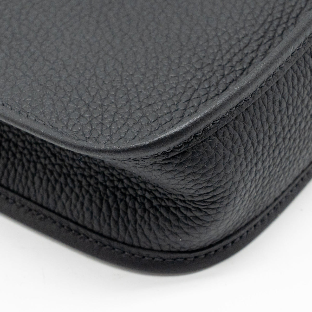 Hermes Mini Evelyne Clemence Black SHW