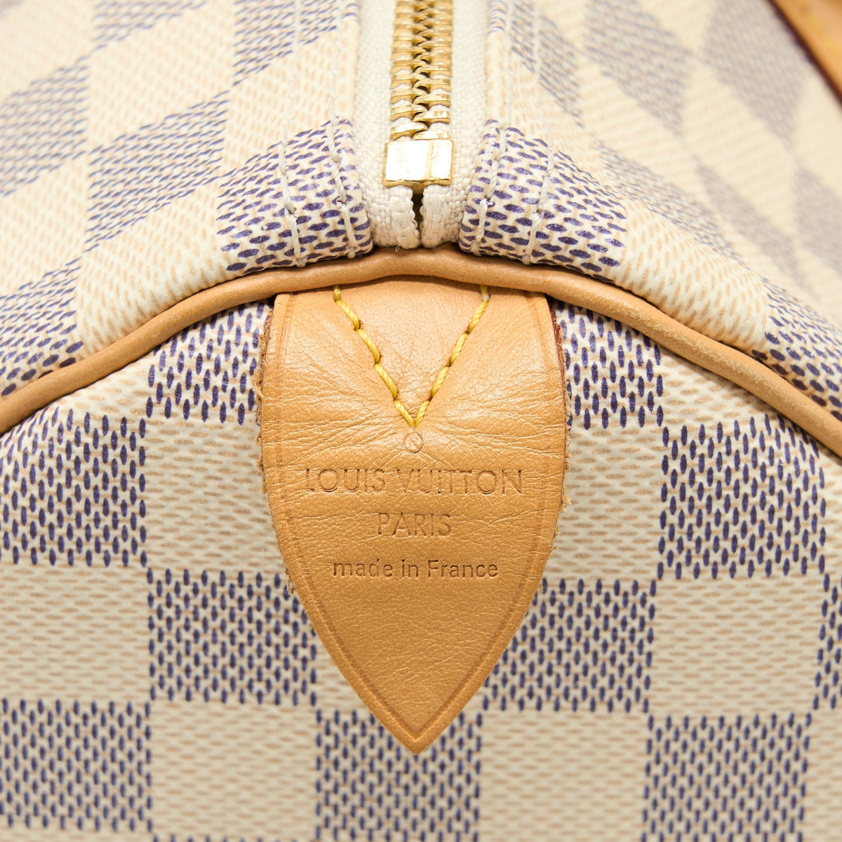 LOUIS VUITTON SPEEDY 30 DAMIER AZUR CANVAS GHW