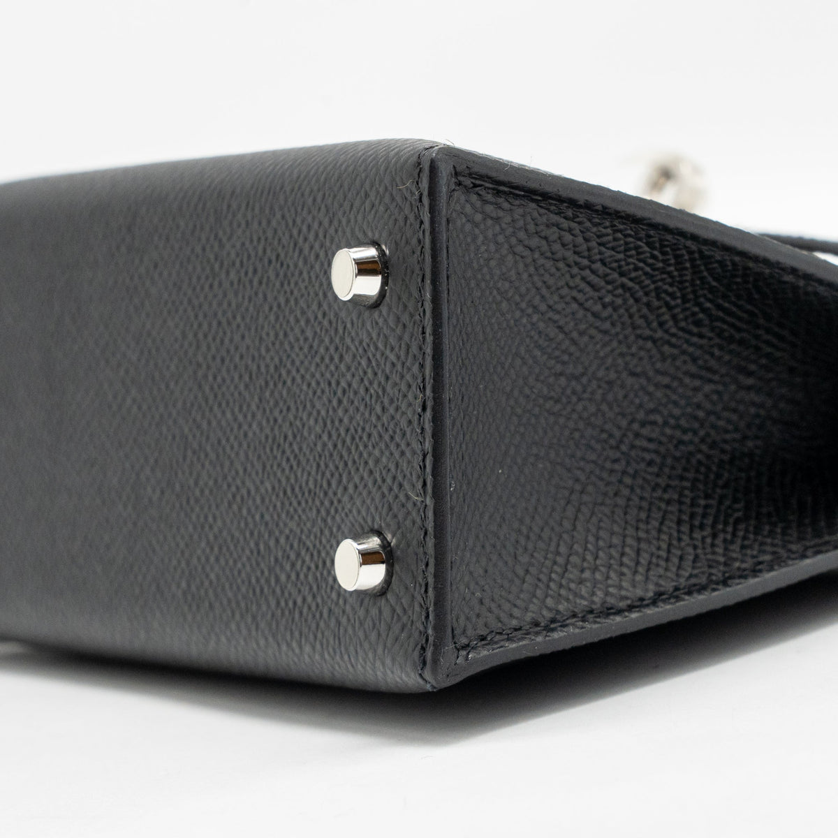 Hermes Mini Kelly II Epsom Black SHW
