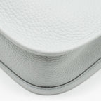 Hermes Mini Evelyne Clemence Blue Pale/Gris Etain GHW