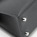 Hermes Mini Kelly II Epsom Black SHW