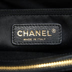 CHANEL GRANT SHOPPING TOTE BAG GST BLACK CAVIAR GHW