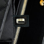 CHANEL GRANT SHOPPING TOTE BAG GST BLACK CAVIAR GHW