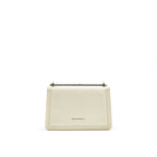 BVLGARI SERPENTI DIAMOND BLAST SHOULDER BAG IN WHITE SHW