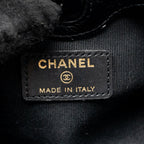 Chanel Nano 31 Clutch with Chain Shiny Lambskin White/Black LGHW (Microchip)